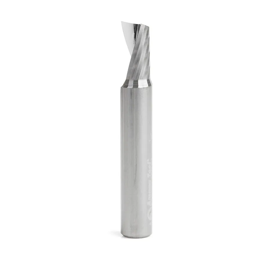 Plastic Cutting Spiral 'O' Flute Router Bit | 3⁄8 Dia x 5⁄8 x 3⁄8 Shank x 2 1⁄2" Long Up-Cut | 51429 | 738685514290