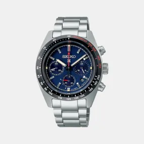 Prospex Men's Solar Blue Dial Chronograph Stainless Steel Watch SSC815P1