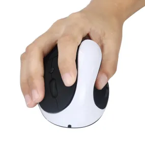 Rechargeable 2.4GHz Wireless Vertical Mouse with 1600DPI for PC Laptop and Mac