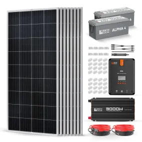 Rich Solar 1600 Watt 24V Complete Solar Kit