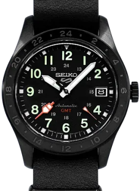 Seiko 5 Sports “Field Street Style” GMT Blackout Ref. SBSC013