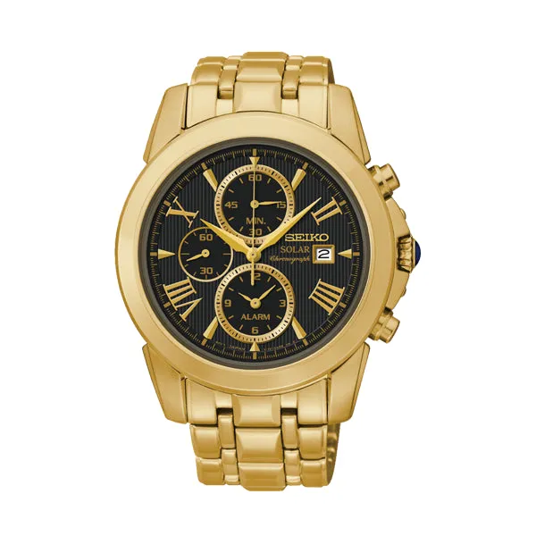 Seiko Solar Chronograph Mens Watch