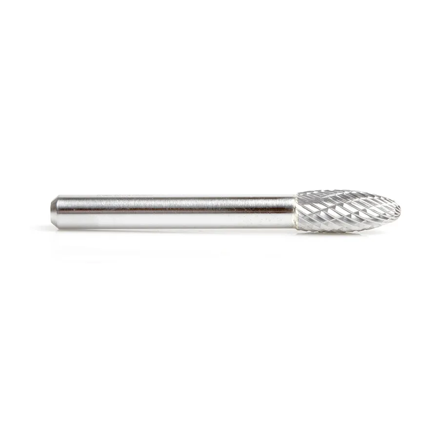 SH Burrs Flame Double Cut Burr Bit | 5⁄16 Dia x 3⁄4 x 1⁄4 Shank | BURS-204 | 738685204443