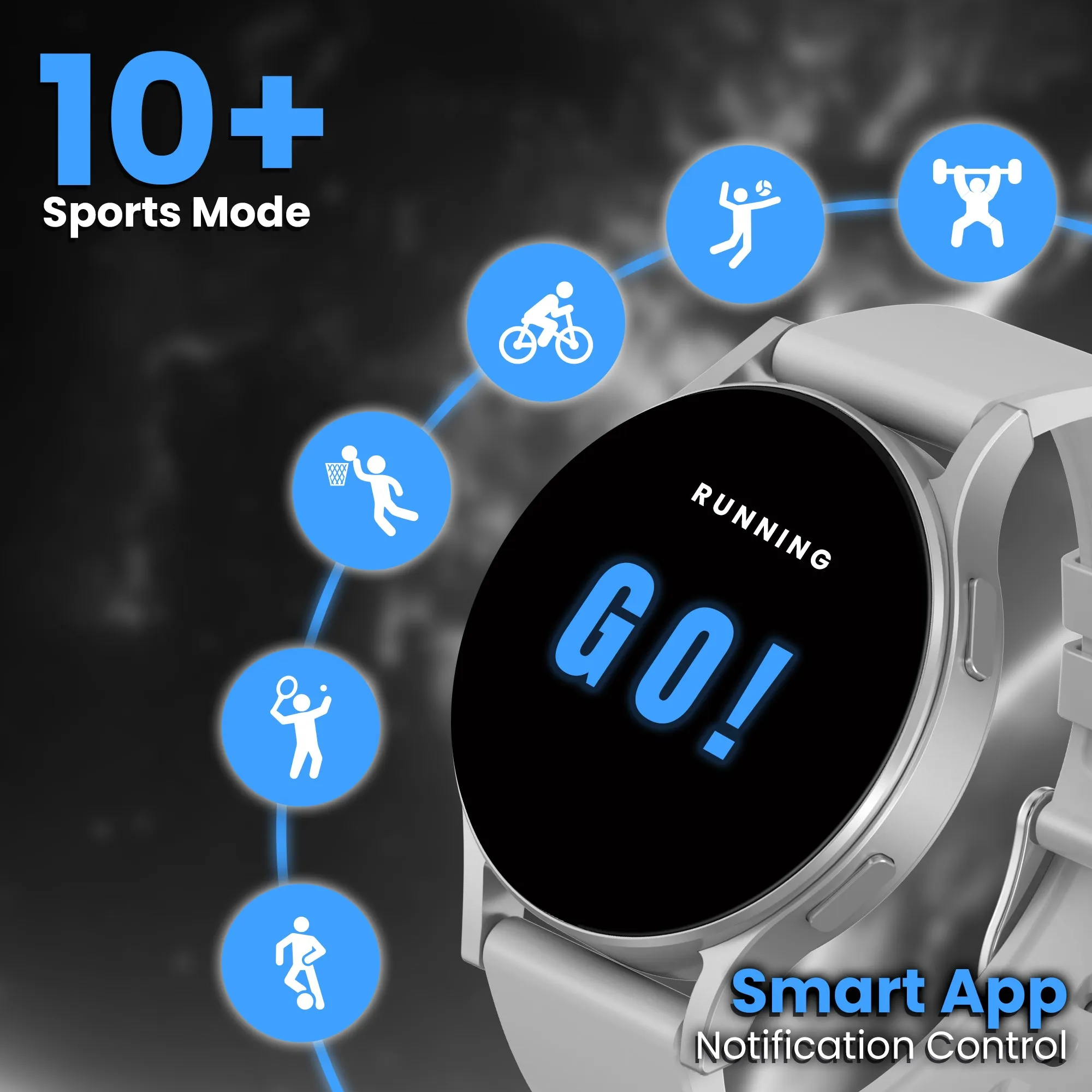 Smartwatch SW10- Silver