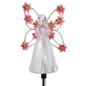 Solar Angel Garden Stake Lights-Pink