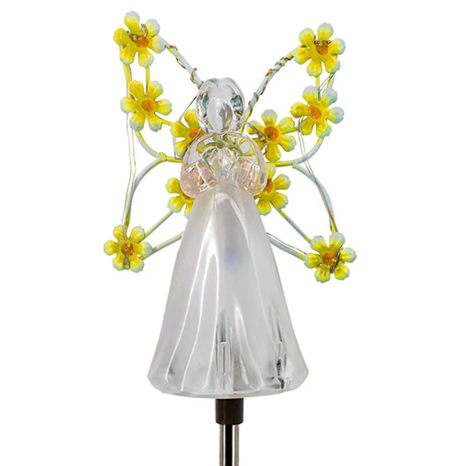 Solar Angel Garden Stake Lights-Yellow