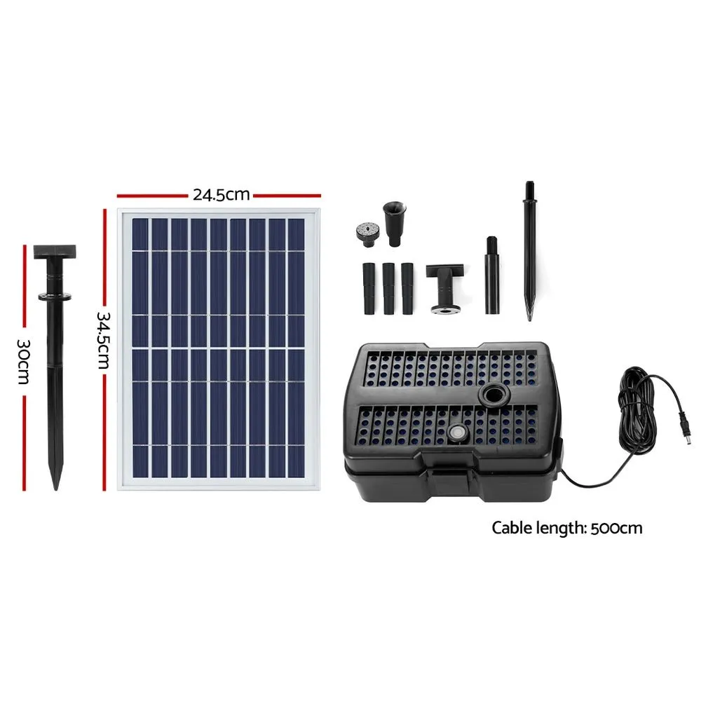 Solar Pond Pump with Filter Box 5FT