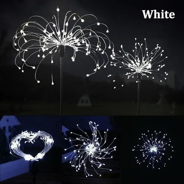 Solar Powered Firework Lights