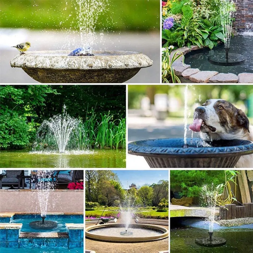 Solar-powered fountain pump