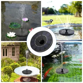 Solar-powered fountain pump