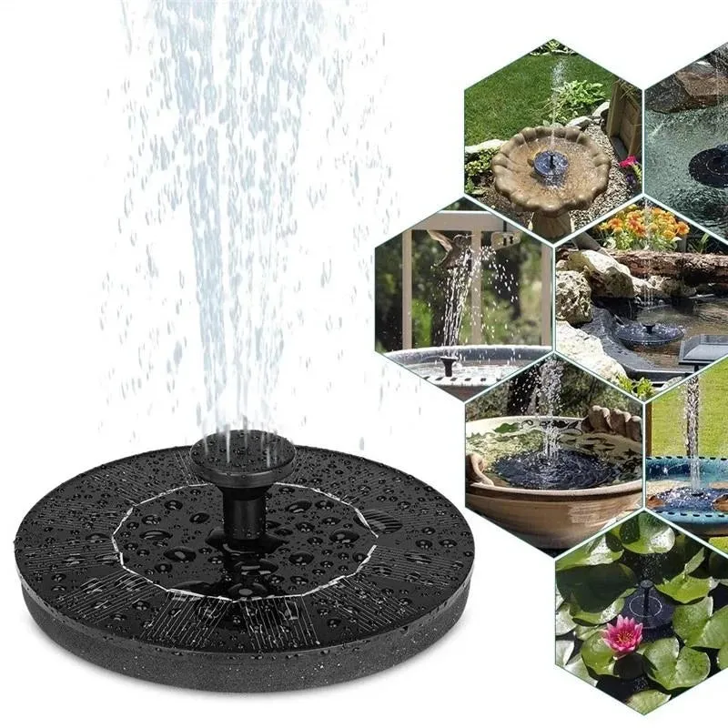 Solar-powered fountain pump