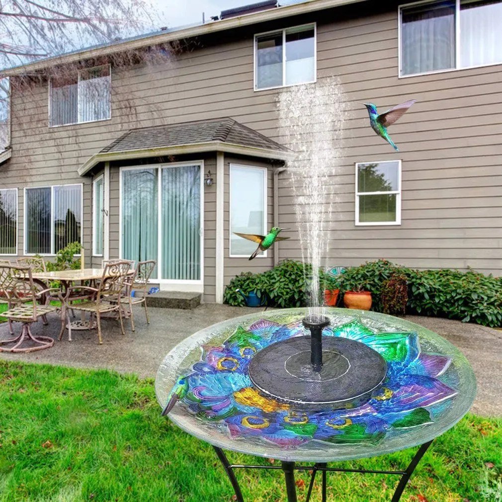 Solar-powered fountain pump