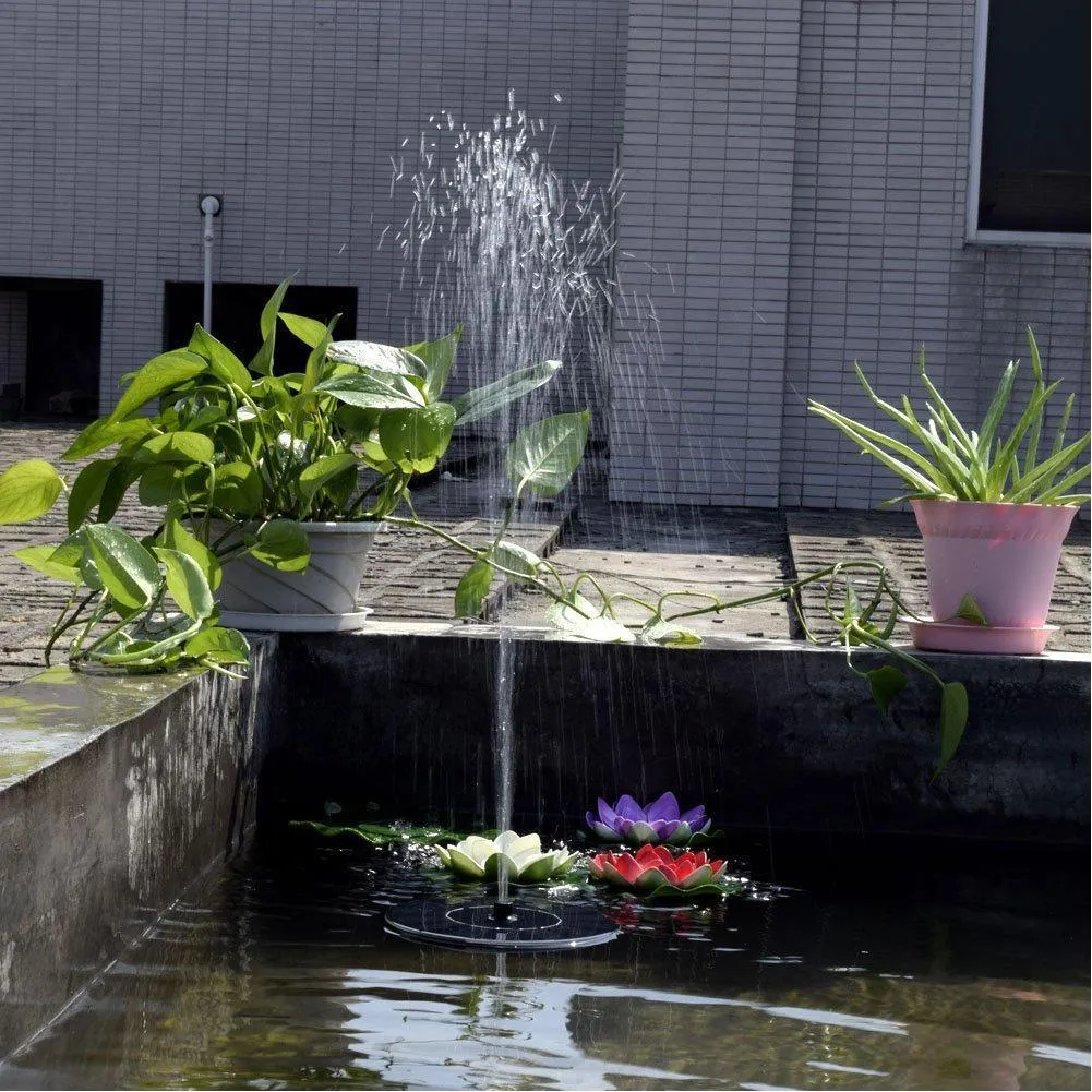 Solar Powered Hummingbird Fountain