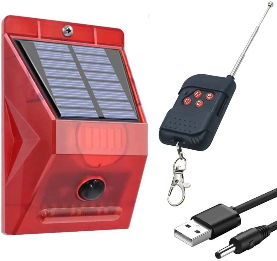 Solar Powered Motion Activated / Security Alarm