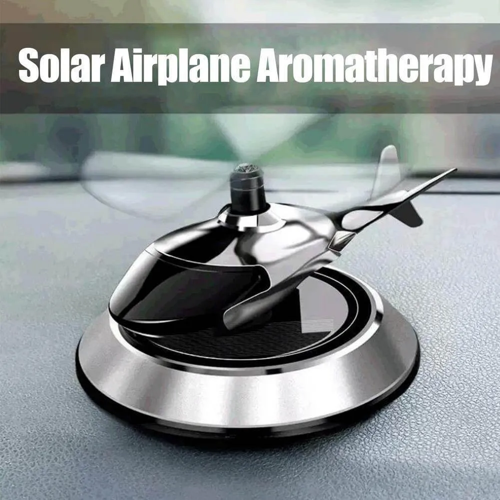 Solar Powered Rotating Helicopter Car Air Freshener