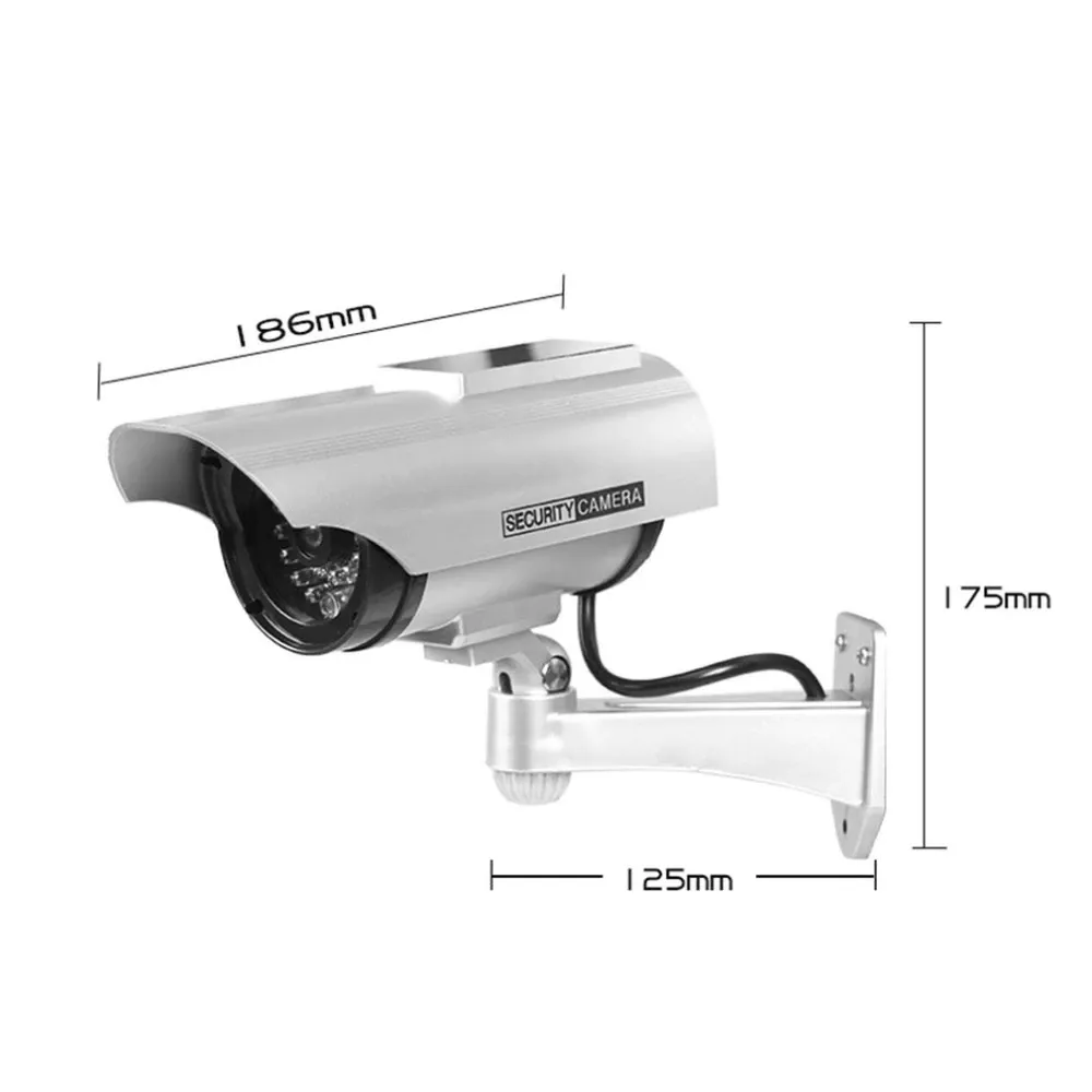 Solar Powered Waterproof Fake Camera