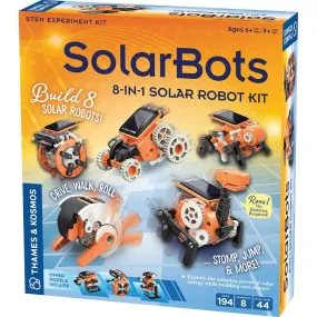 SolarBots: 8-in-1 Solar Robot Kit