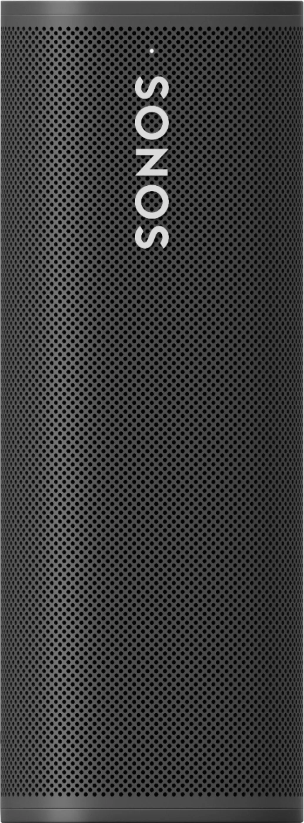 Sonos - Roam Smart Portable Wi-Fi and Bluetooth Speaker with Amazon Alexa and Google Assistant - Black