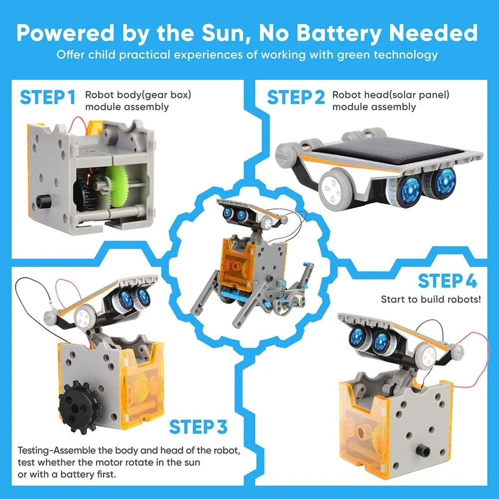 STEM 13-in-1 Solar Robot Toy