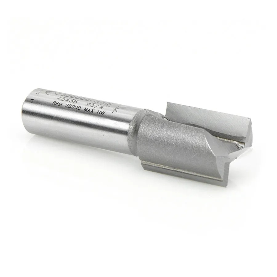 Straight Plunge Router Bit | 2 Flute | Various Dia x 1" x 1⁄2 Shank | 45438 | 738685854389