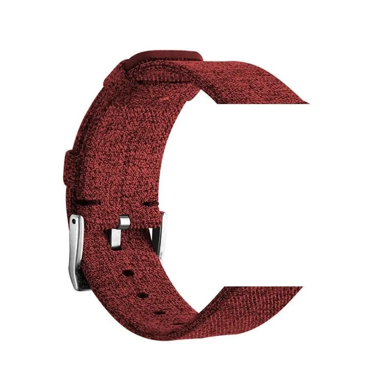 Stylish Canvas Watch Straps Compatible with Huawei Watch GT3 42mm