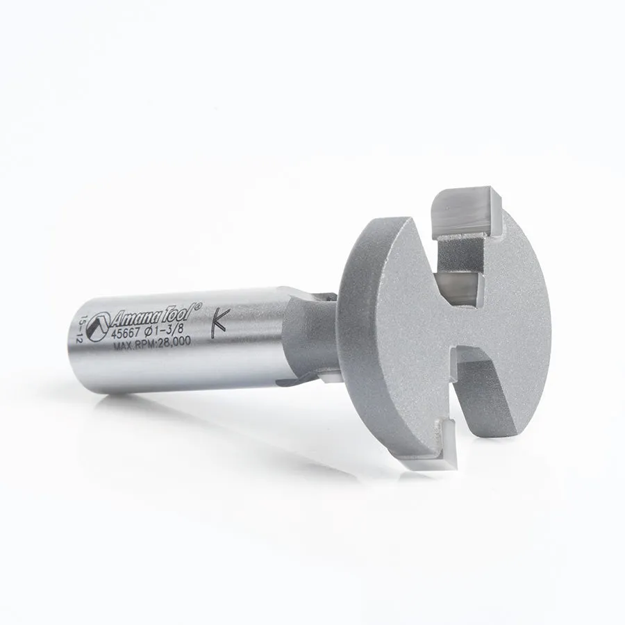 T-Slot Rounded Edge Router Bit | 1 3⁄8 Dia x 7⁄8 x 1⁄2" Shank | 45667 | 738685456675