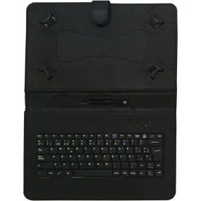 Tablet cover Talius CV-3006 Black Spanish Qwerty