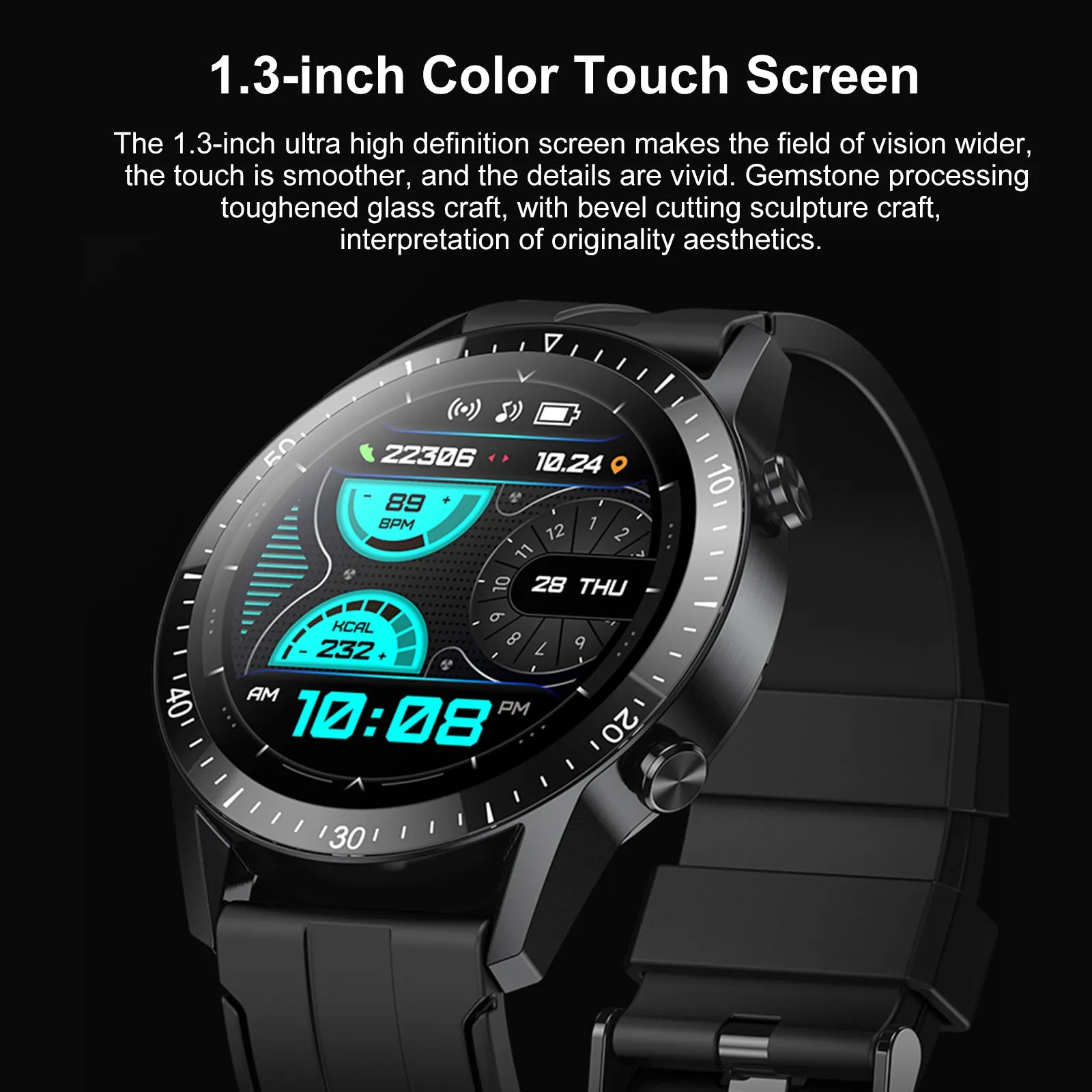 TM02 Smart Watch Fitness Tracker