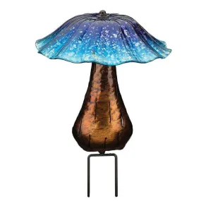 Toadstool Blue Solar Stake