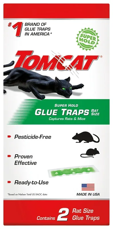 Tomcat 0362910 Rat Glue Trap, 4-1/2 in W, 12-1/2 in H :CD2: QUANTITY: 1