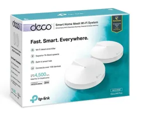 TP-Link Deco M5 Mesh WiFi System – Up to 3,800 sq. ft. Whole Home Coverage and 100  Devices,WiFi Router/Extender Replacement, 2-pack