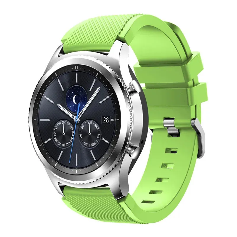 Trendy Silicone 22mm 20mm Strap For Samsung Galaxy Watch