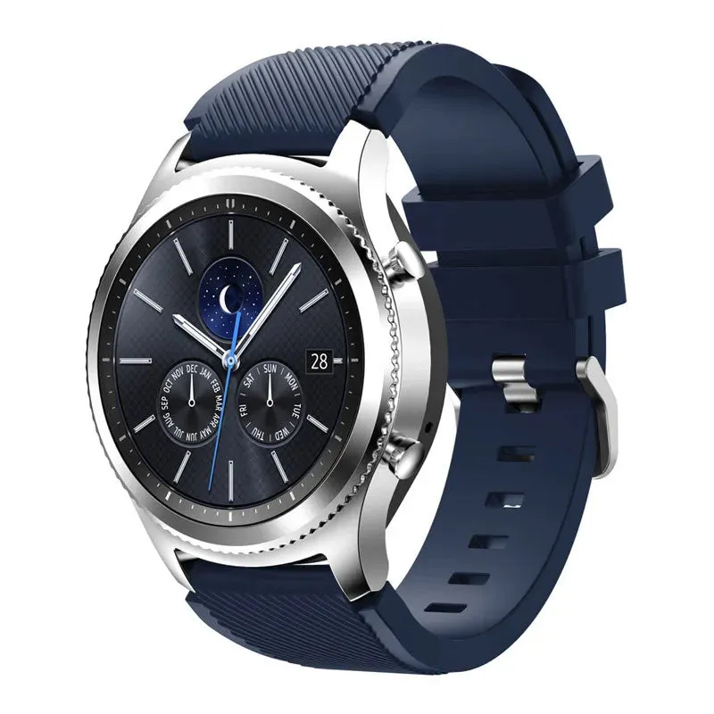 Trendy Silicone 22mm 20mm Strap For Samsung Galaxy Watch