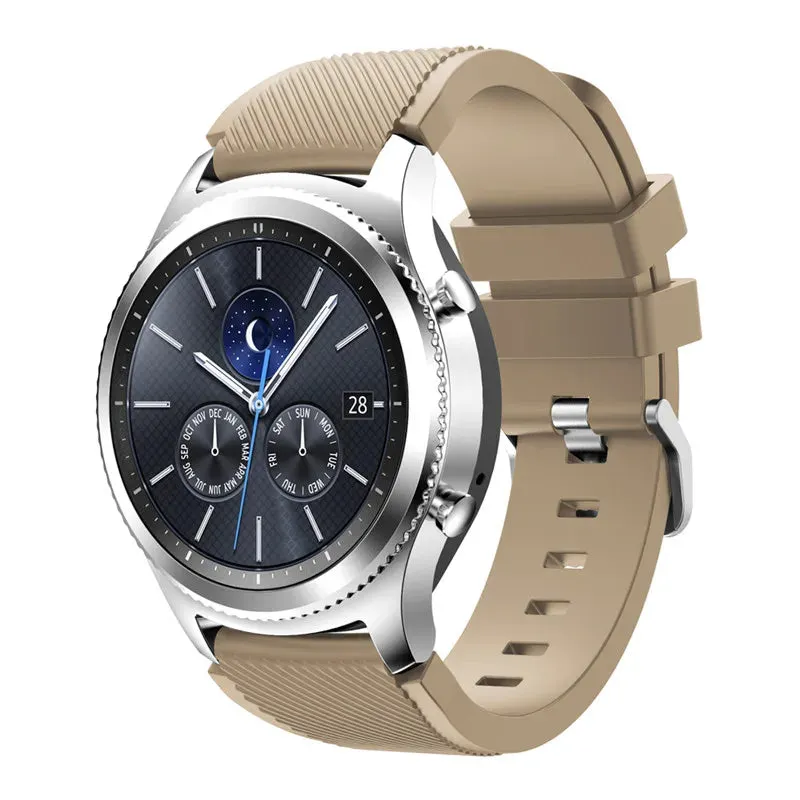 Trendy Silicone 22mm 20mm Strap For Samsung Galaxy Watch