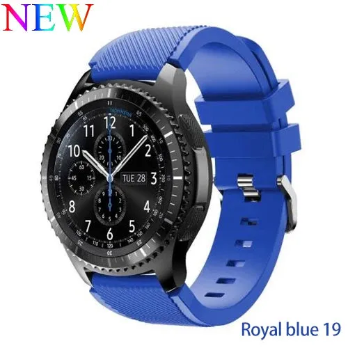 Trendy Silicone 22mm 20mm Strap For Samsung Galaxy Watch