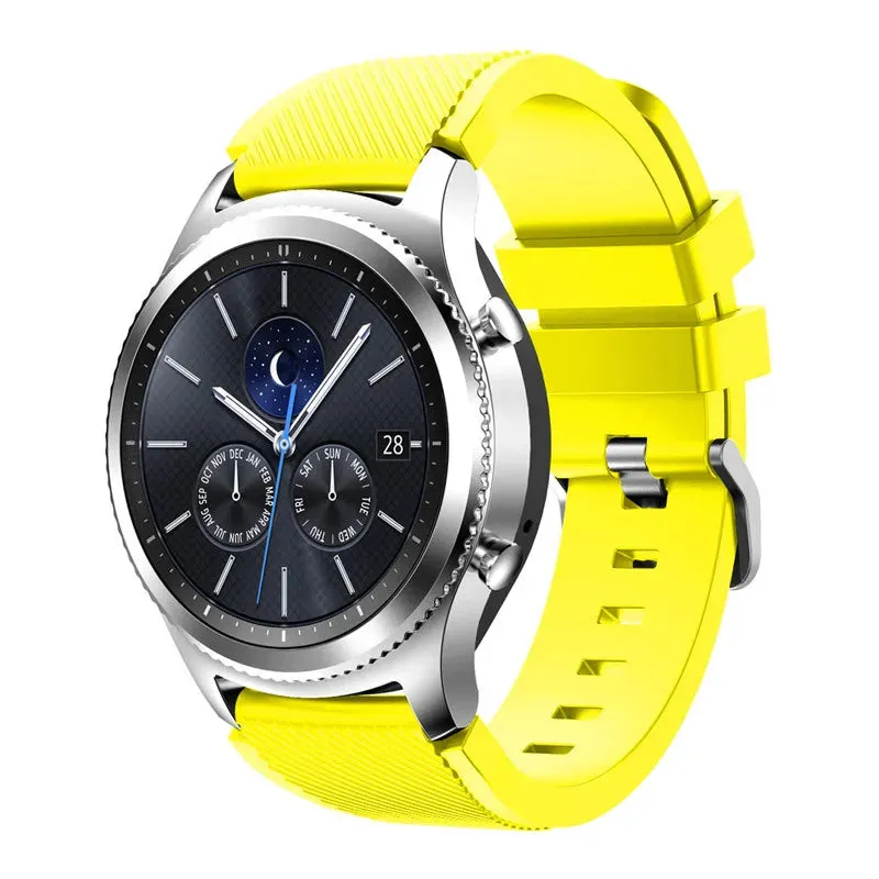 Trendy Silicone 22mm 20mm Strap For Samsung Galaxy Watch