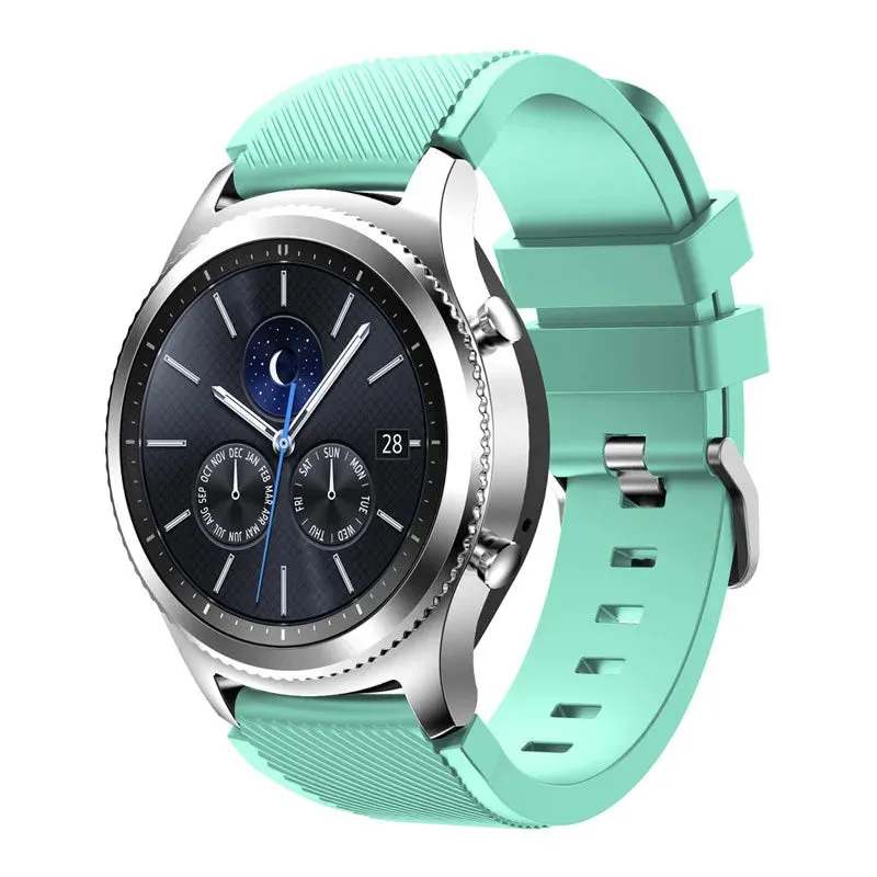 Trendy Silicone 22mm 20mm Strap For Samsung Galaxy Watch