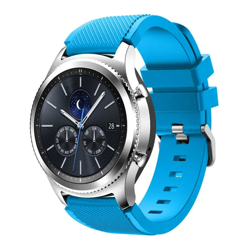 Trendy Silicone 22mm 20mm Strap For Samsung Galaxy Watch