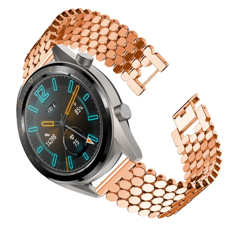 Universal Smartwatch Metal Rem (22mm) - Rose Gold