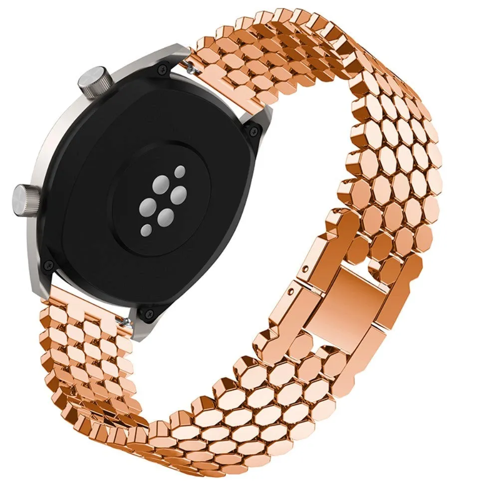 Universal Smartwatch Metal Rem (22mm) - Rose Gold