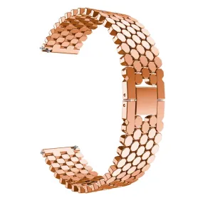 Universal Smartwatch Metal Rem (22mm) - Rose Gold