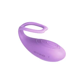 Wet For Her RockHer Scissoring Vibrator with Remote Control Purple