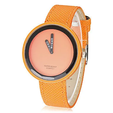 Women's Watch Minimalism Round Dial Candy Color Fashion watch