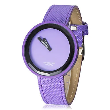 Women's Watch Minimalism Round Dial Candy Color Fashion watch