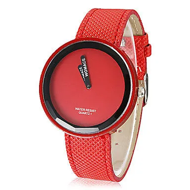 Women's Watch Minimalism Round Dial Candy Color Fashion watch