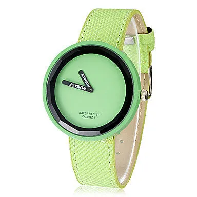 Women's Watch Minimalism Round Dial Candy Color Fashion watch