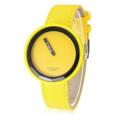 Women's Watch Minimalism Round Dial Candy Color Fashion watch