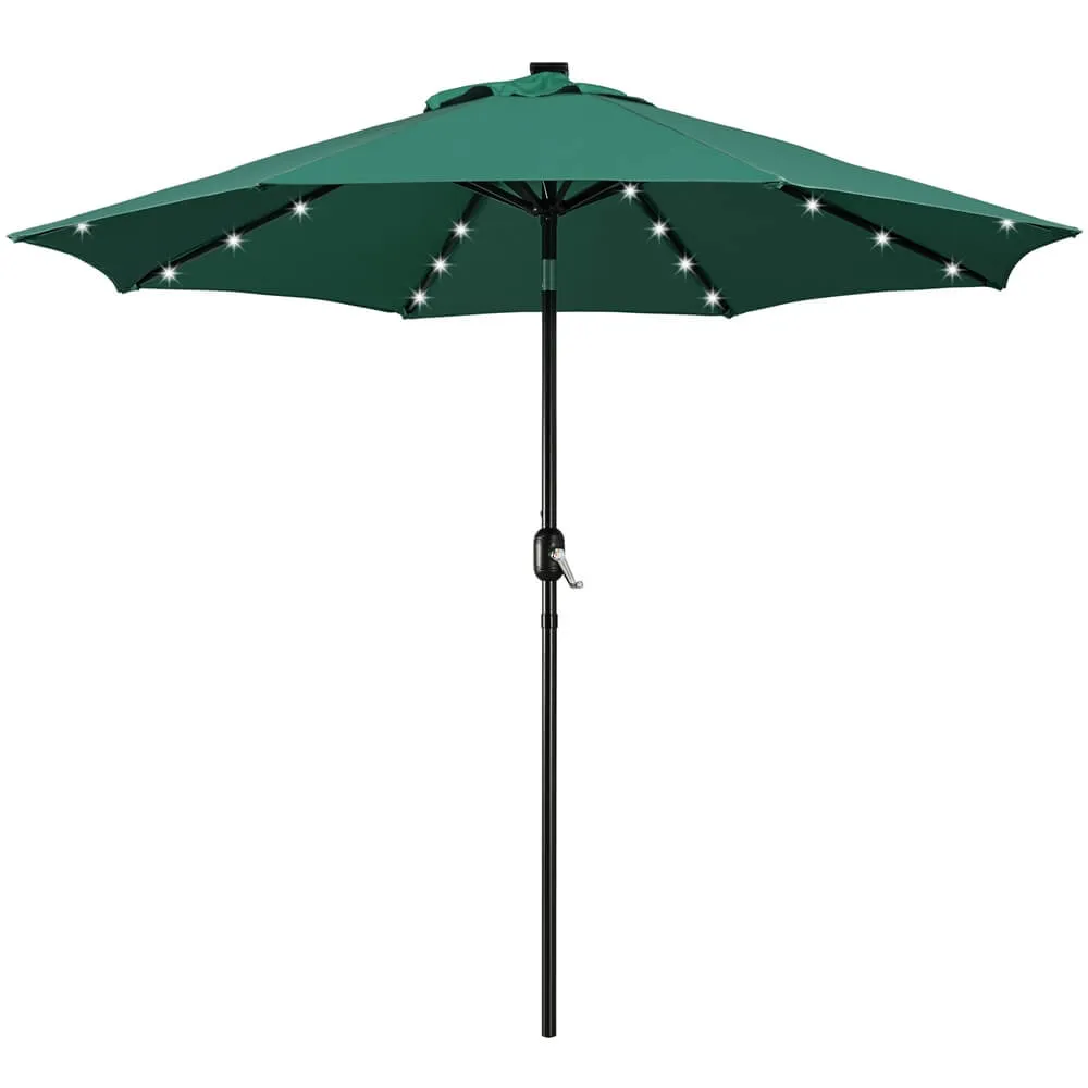 Yaheetech 9FT Solar Powered Patio Umbrella