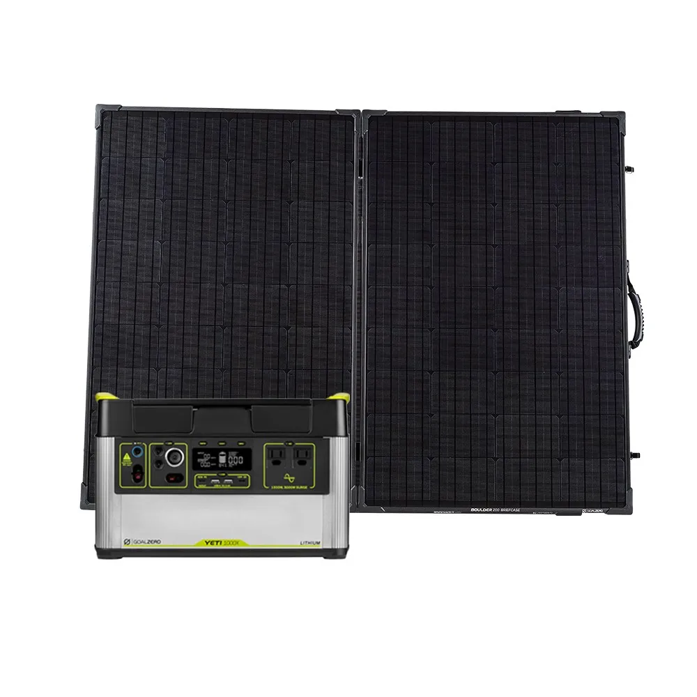 Yeti 1000X   Boulder 200 BC Solar Generator